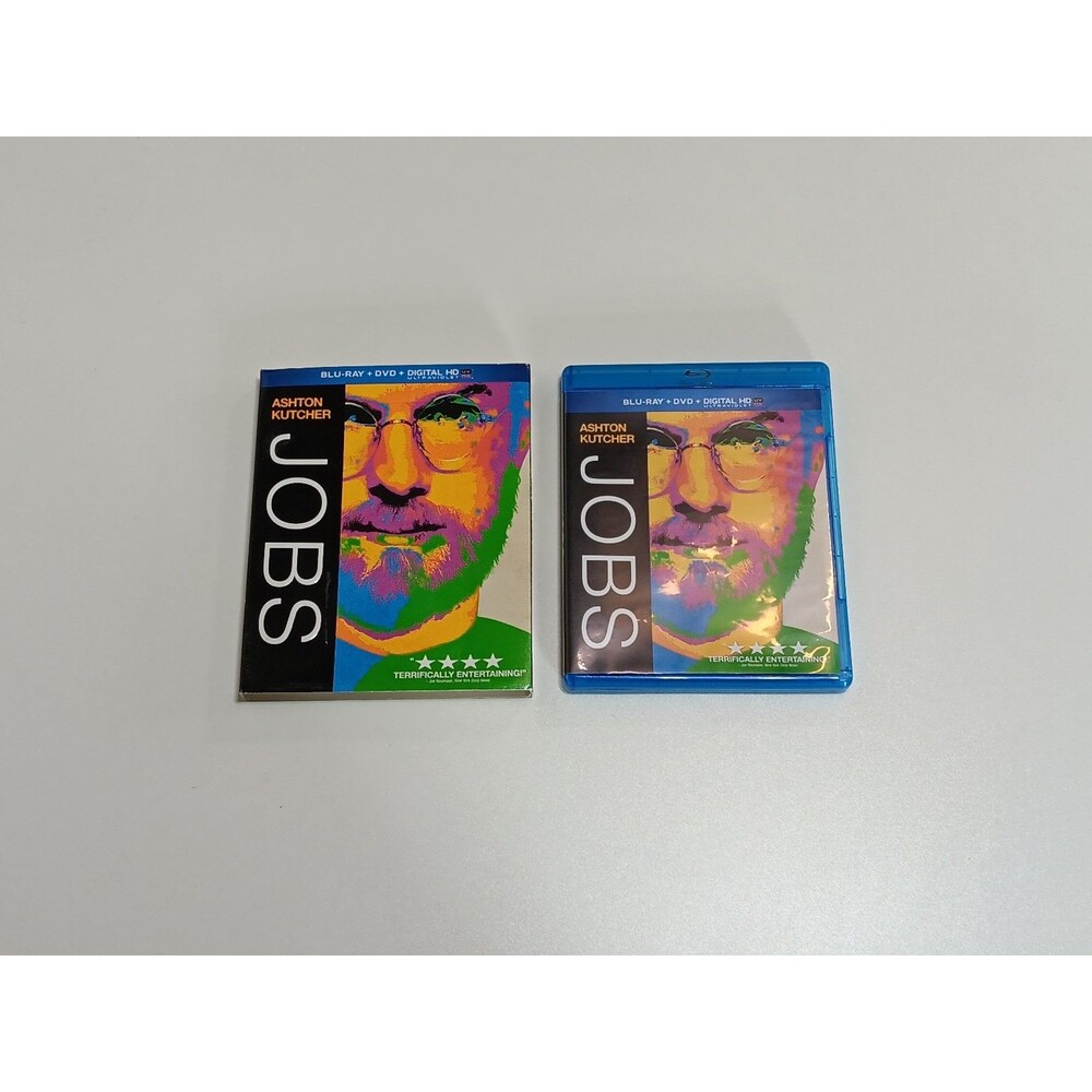 JOBS Blu-ray DVD Digital HD 2013 Ashton Kutcher Steve Jobs Biography